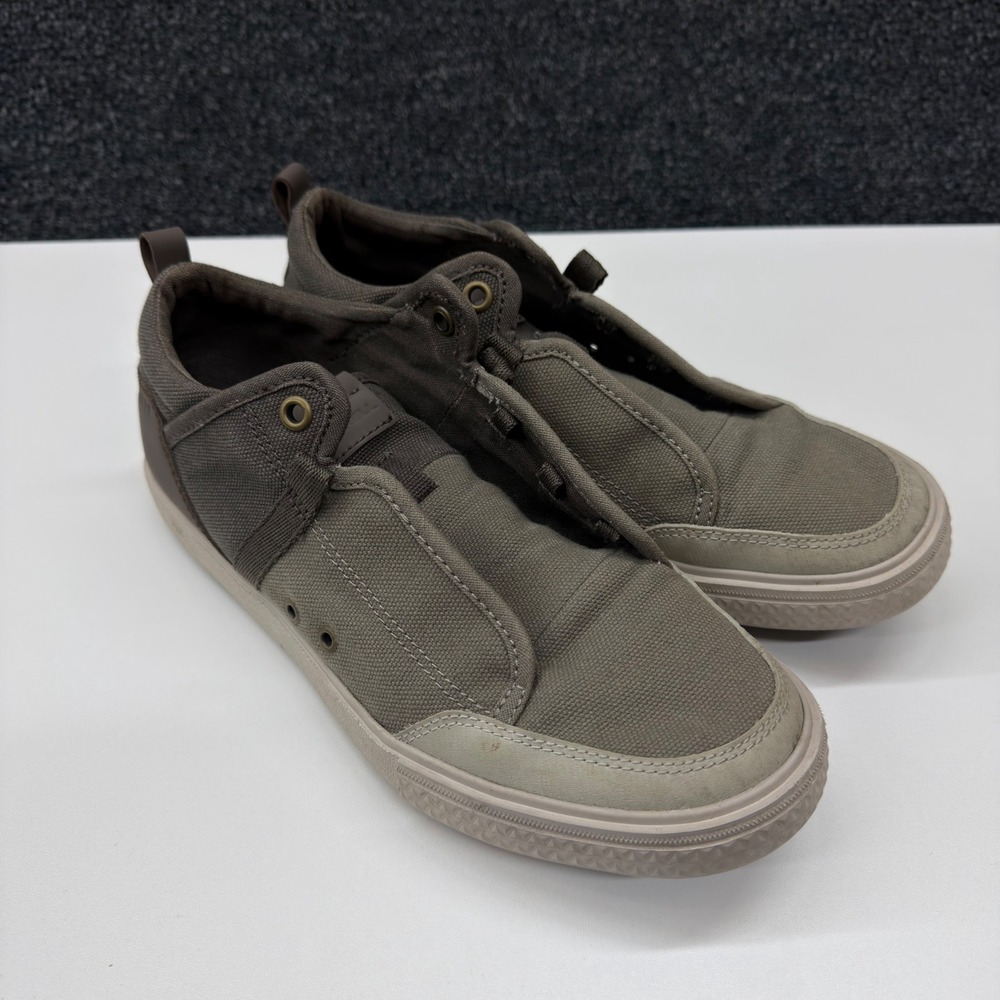 Merrell Brindle Womens Canvas‎ Slip On Sneakers Brown Olive J03876 Size 7